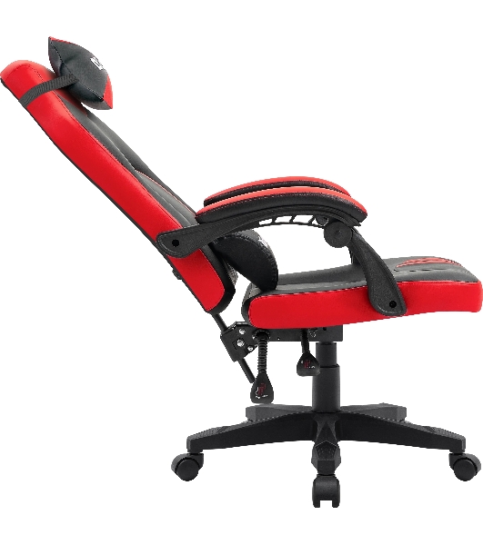 Кресло Defender MERCURY BLACK/RED черный/красный, экокожа
