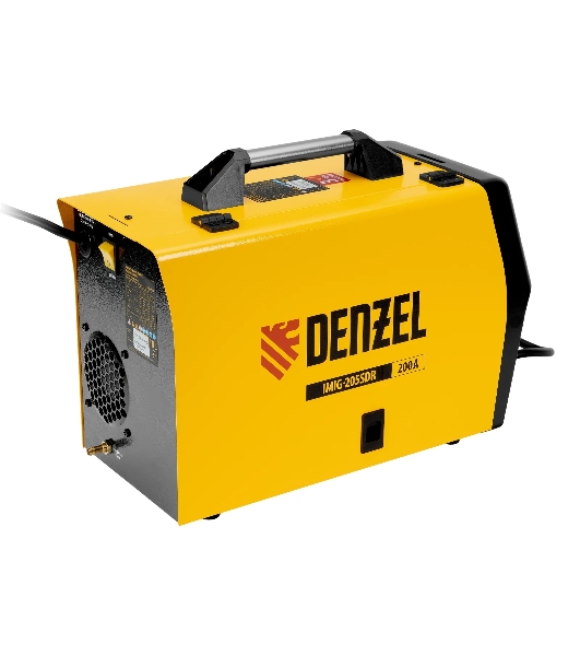 Аппарат инвертор. полуавтомат. cварки Denzel IMIG-205SDR, 200 А, ПВ 60%, катушка 5 кг