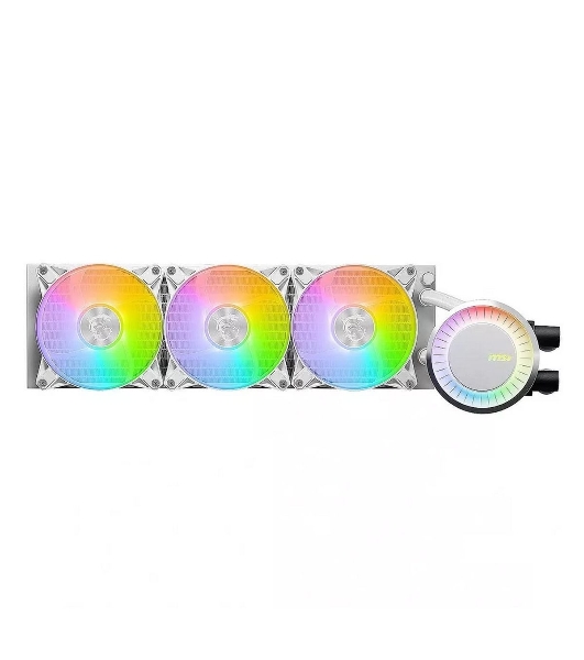 Жидкостная система охлаждения MSI MAG CORELIQUID E360 белый 3x ARGb Fan, ARGb Block, Color Box, Pallet packing