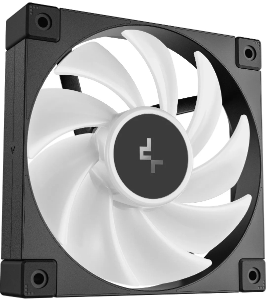 Вентилятор для корпуса DEEPCOOL FD12 черный, 120 мм, 2050 об/мин, 26.9 дБ, 4 pin