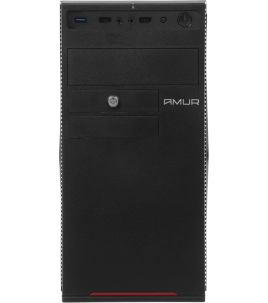 Компьютер Amur Нарвал B7I21 MT i3 12100 (3.3) 16Gb SSD 256Gb UHDG 730 FreeDOS GbitEth 400W мышь клавиатура черный (RUS) (2147002)
