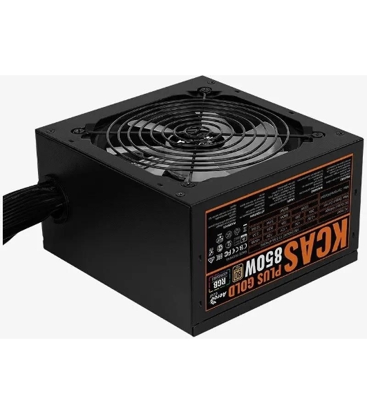 Блок питания Aerocool/Formula KCAS PLUS GOLD 850W (850W, ATX v2.4, APFC, Fan ARGB 12cm, 80+ Gold, Retail)