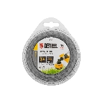 Леска для триммера Denzel двухкомпонентная эллипс 2,4мм х 15м, блистер EXTRA CORD, фото3