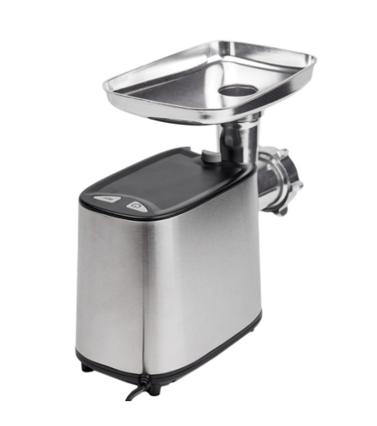Мясорубка электрическая Centek CT-1617 Juice серебристый, 2000 Вт, 2.0 кг/мин, реверс, защита от перегрузки, насадки - 5