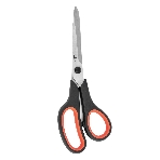 Ножницы LARA LR05-90 BLISTER 21,5 см, прорезиненные ручки, сверхострая заточка, нержавеющая сталь 2CR14, фото 1