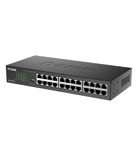 Коммутатор D-Link DGS-1024D/J1A, 24×1 Гбит/с, неуправляемый