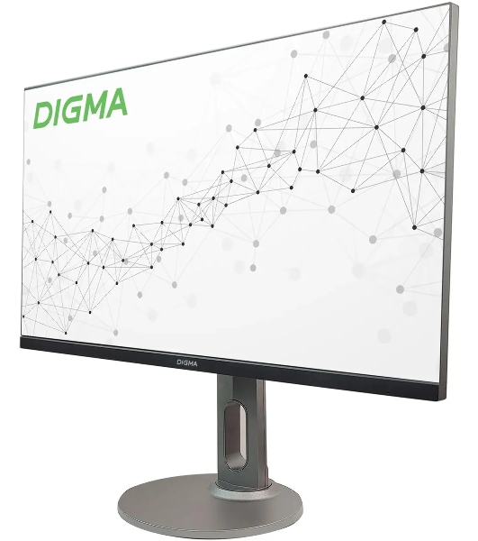 Монитор 27' Digma Progress 27P705Q IPS 2560x1440, 75 Гц, 5 мс, 16:9, 300 кд/м2, 2xHDMI, 1xDP, 1x3.5 мм, черный/серебристый