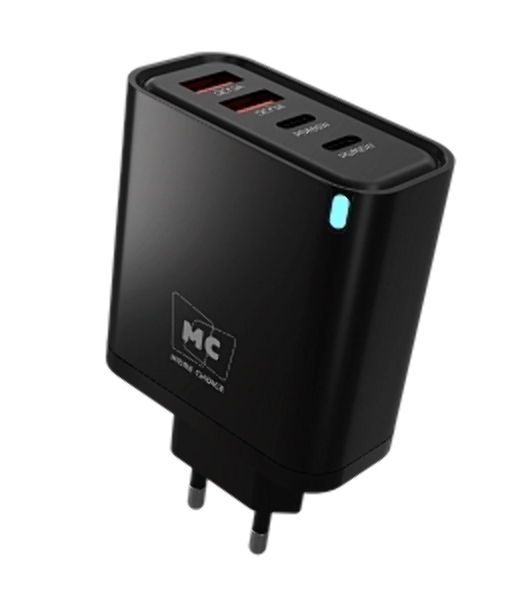 Сетевое зарядное устройство MORE CHOICE NC95 2USB+2Type-C 3.0A PD 65W, черный