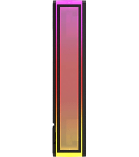 Вентилятор для корпуса Bloody CF-11 LCD ARGb 120х120x25 черный 4-pin 32дБ (упак.:1шт) (CF-11-ARGb120-BK) Ret