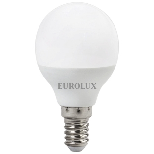 Лампа светодиодная EUROLUX LL-E-G45-7W-230-4K-E14 шар