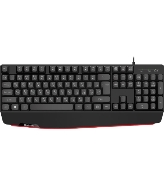 Клавиатура проводная Defender Atom HB-546, USB, черный