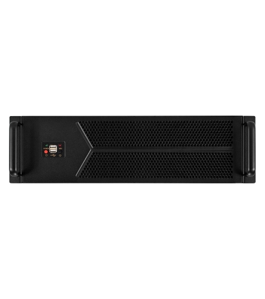 Серверный корпус ExeGate Pro 3U450-12 (RM 19', высота 3U, глубина 450, БП 1U-1000ADS, 2*USB)