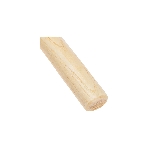 Киянка резиновая Kranz KR-12-8145 910 г, черная резина, деревянная рукоятка, фото2