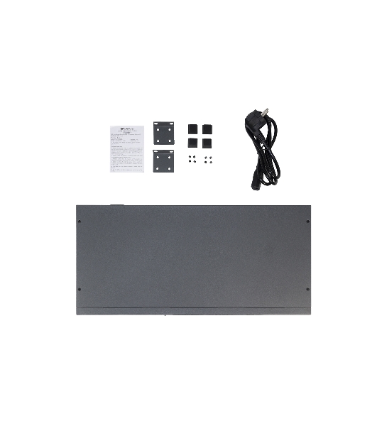 Коммутатор Unmanaged Switch 16x1000Base-T PoE, 2x1000Base-X SFP, PoE Budget 200W, Long-range PoE up to 250m, 19' w/brackets