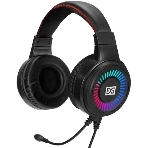 Гарнитура ExeGate Gaming HS-520G чёрный, проводная, 2 x mini jack 3.5 мм + USB, подсветка, регулятор громкости, фото 1