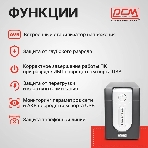 Источник бесперебойного питания Powercom Imperial IMP-1025AP 615Вт 1025ВА черный, фото9