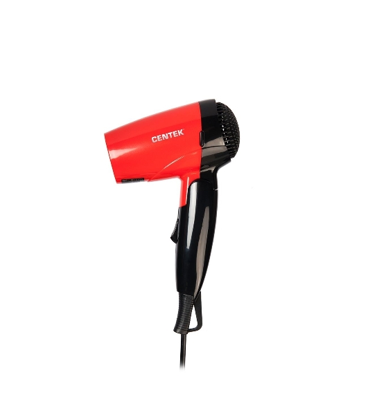 Фен Centek CT-2230 RBL красный/черный, 1200 Вт, компактный