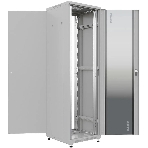 Шкаф коммутационный NTSS Премиум (NTSS-R18U6060GS) напольный 18U 600x600 мм пер. дв. стекл металл 900 кг серый 510 мм 903 мм IP20, фото4