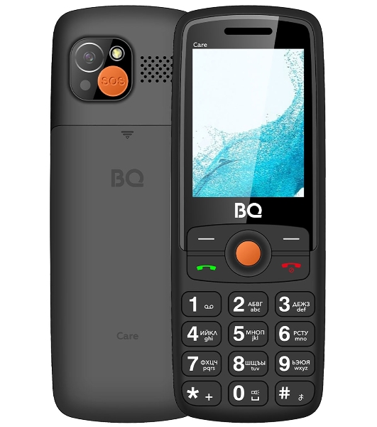 Мобильный телефон BQ 2459 Care черный