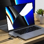 Док-станция Satechi ST-UCPHMIM, USB Type-C, USB 3.0/USB Type-C/RJ-45/Mini jack, USB, фото4