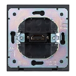Розетка Kranz STRONG HDMI с/у антрацит, фото2