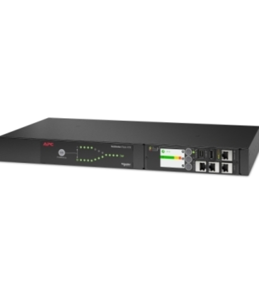 Стоечный автоматический переключатель ввода резерва APC Rack ATS, 230V, 16A, C20 in, (8) C13 (1) C19 out