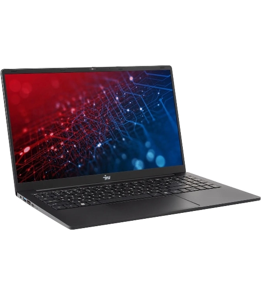 Ноутбук IRU Strato 15ALI Core i3 1215U 8Gb SSD 256Gb Intel Iris Xe graphics 15.6' IPS FHD (1920x1080) Windows 11 Professional черный 6000mAh (2059106)