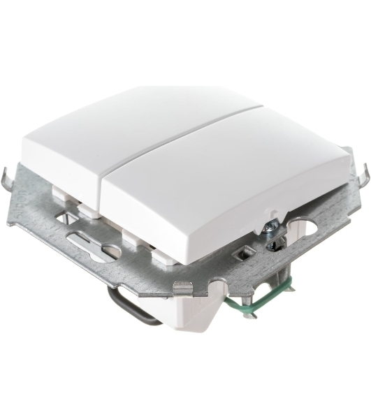 Механизм выключателя 2-кл. СП Simon15 16А IP20 бел. Simon 1591398-030