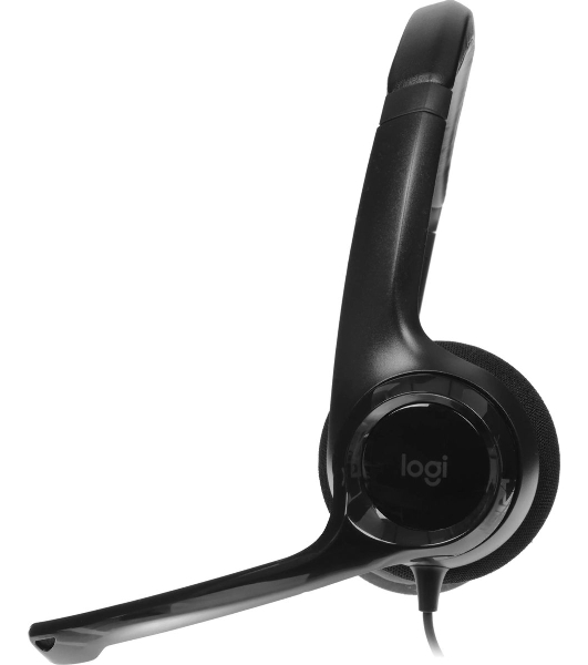 Гарнитура Logitech H390 чёрный, проводная, USB