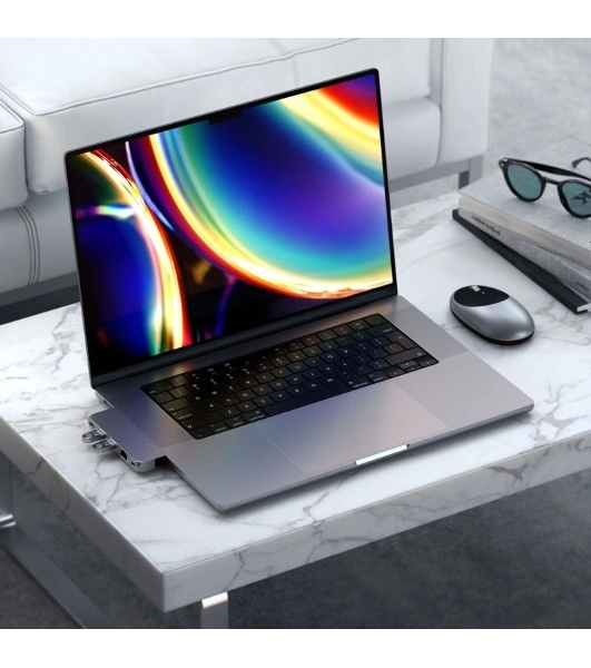 Док-станция Satechi ST-UCPHMIM, USB Type-C, USB 3.0/USB Type-C/RJ-45/Mini jack, USB