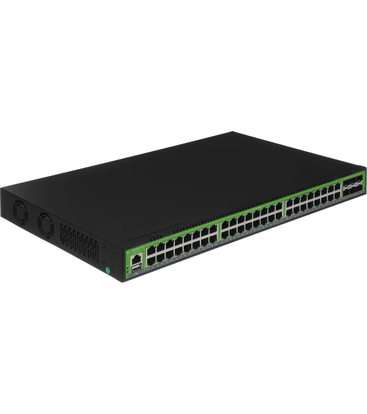 Коммутатор Digma DSW848G-6S+R, 48×1 Гбит/с + 6×10 Гбит/с SFP+, управляемый