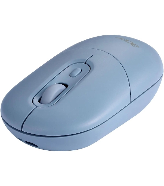 Мышь беспроводная Acer OMR301 синий, 1600 dpi, радиоканал, Bluetooth, USB, кнопки - 4