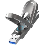 Флешка USB Netac US9 (NT03US9C-512G-32TA), 512Gb, USB 3.2 Gen2 Type-A/USB Type-C, R/W 1000/900, серебристый, фото2