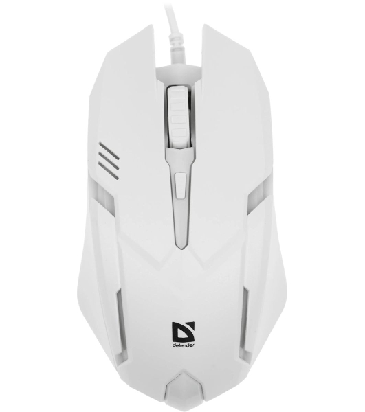 Комплект клавиатура+мышь Defender Motion C-977 проводной, USB, 1600 DPI, белый