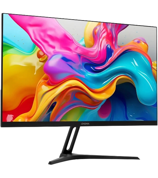 Монитор 23.8' Digma Progress 24P504F IPS 1920x1080, 100 Гц, 5 мс, 16:9, 250 кд/м², 1xHDMI, 1xDP, 1xVGA, 2x2 Вт, черный