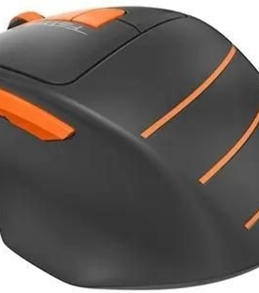 Мышь беспроводная A4Tech Fstyler FG30S серый/оранжевый, 2000 dpi, радиоканал, USB, кнопки - 6