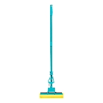 Швабра отжимная Home Palisad 110 см, губка PVA 26х5,5х6 см, телескопическая рукоятка, бирюзовая, фото10