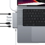 Док-станция Satechi ST-UCPHMIM, USB Type-C, USB 3.0/USB Type-C/RJ-45/Mini jack, USB, фото6