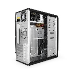 Корпус ExeGate CP-601-CP400, Midi-Tower, чёрный, БП 400 Вт, фото4