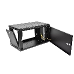 Шкаф телекоммуникационный настенный разборный ЦМО ЭКОНОМ 6U (600 x 520) дверь металл, черный (ШРН-Э-6.500.1-9005), фото2