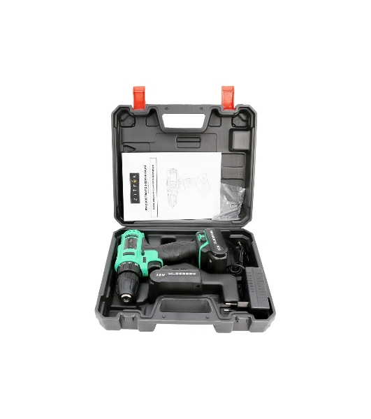 Дрель-шуруповерт Zitrek Greenpower 12-Li, 12 В, 1,5 Ач, 32 Нм, щеточный