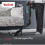 Пылесос вертикальный Tefal X-Force Flex TY9L42WO серый/зеленый, питание от аккумулятора, 150 Вт, уборка сухая, пылесборник 0.65 л, фото10