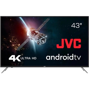 Телевизор JVC 43' LT-43M790 черный LED UHD 60Hz Smart TV