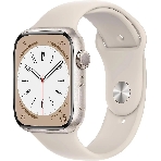 Умные часы Apple Watch Series 8 A2771, 1.9' OLED, Wi-Fi, Bluetooth, NFC, IP6X, сияющая звезда, фото 1