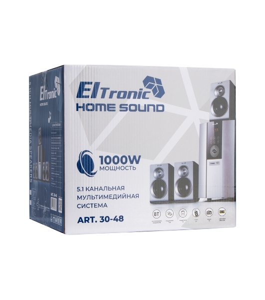 Акустическая система ELTRONIC (30-48) HOME SOUND - серебро