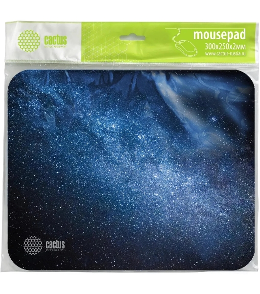 Коврик для мыши Cactus Milky Way 300x250x2мм (CS-MPC-P02M)