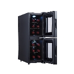 Винный шкаф CellarPrivate CP012-2Е черный, 32 л, 2 отсека, 12 бут., фото5