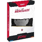 Оперативная память Kingston Fury Renegade, DDR4, 16Gb (1x16GB), 4000MHz, CL19, DIMM, с радиатором, черный, фото3