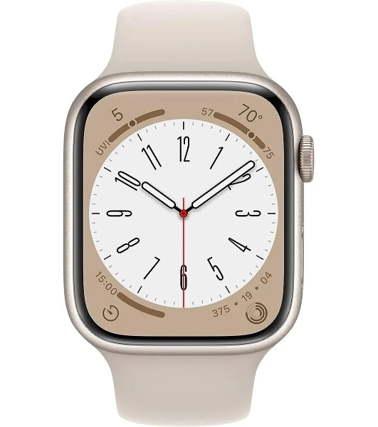 Умные часы Apple Watch Series 8 A2771, 1.9' OLED, Wi-Fi, Bluetooth, NFC, IP6X, сияющая звезда