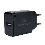 Сетевое зарядное устройство Cablexpert MP3A-PC-57, 5Вт, 1А, 1хUSB, черный, пакет, фото 1